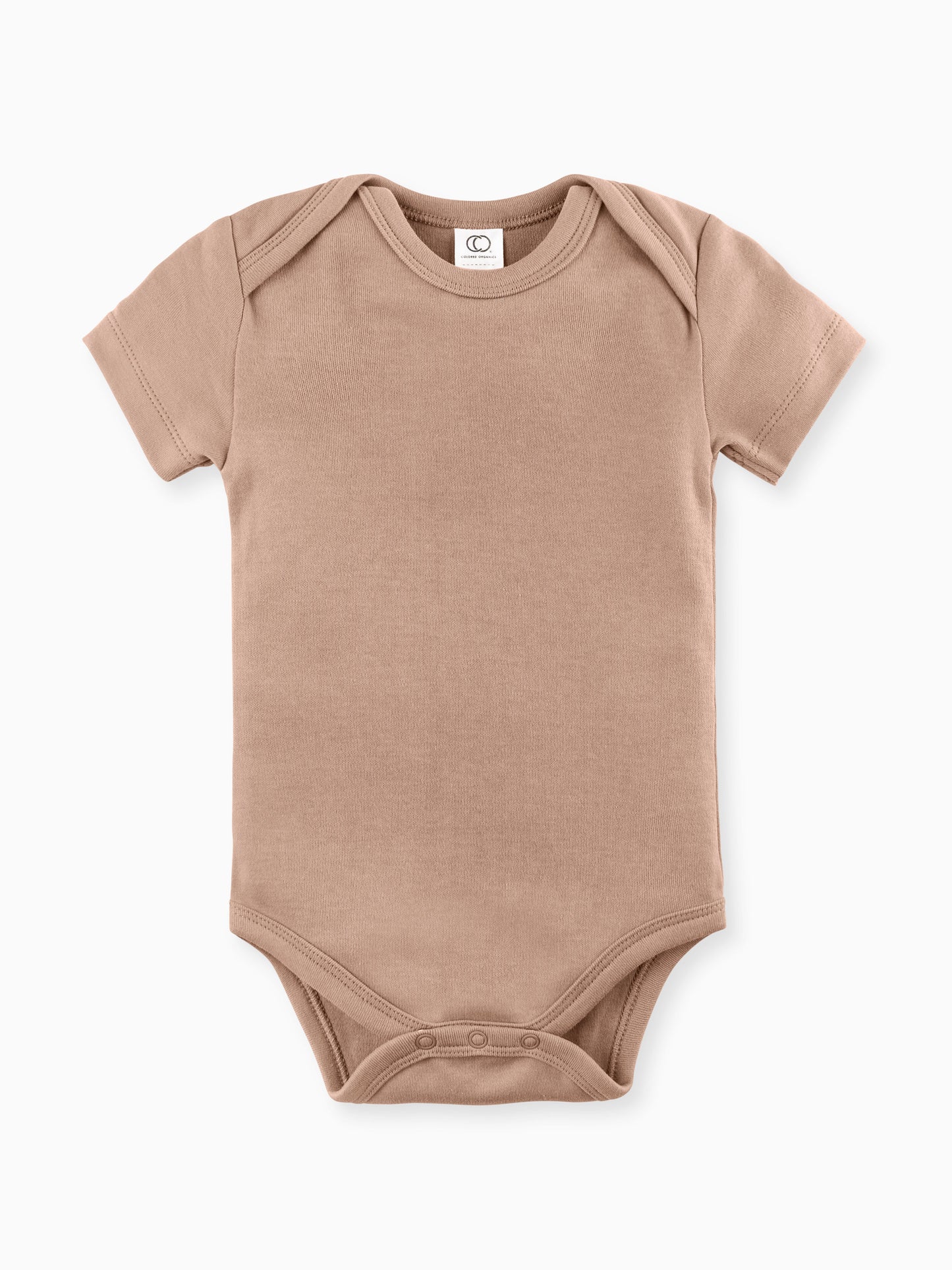 LARK BABY BODYSUIT - TRUFFLE
