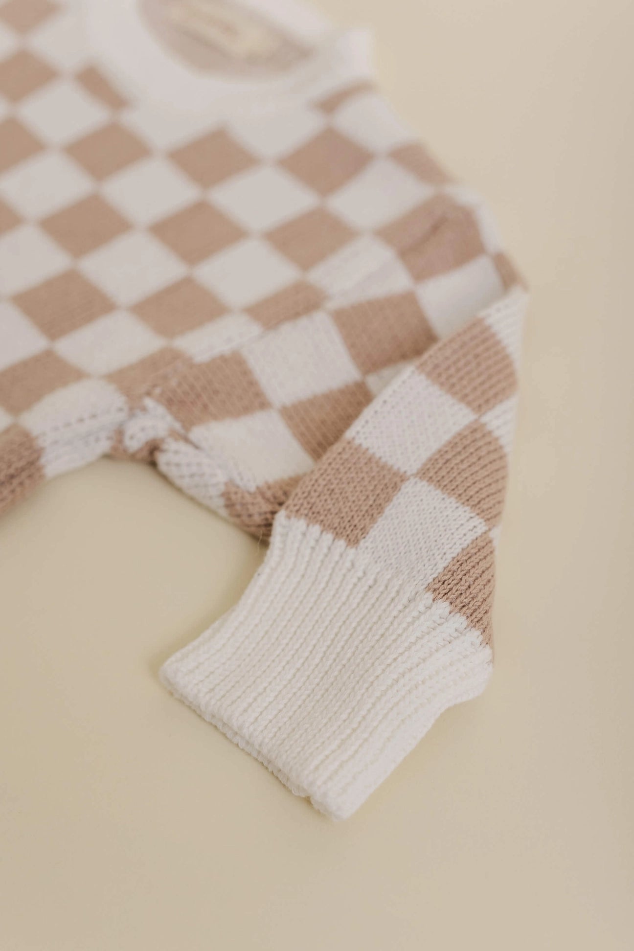 FINLEY CHECKER KNIT SWEATER