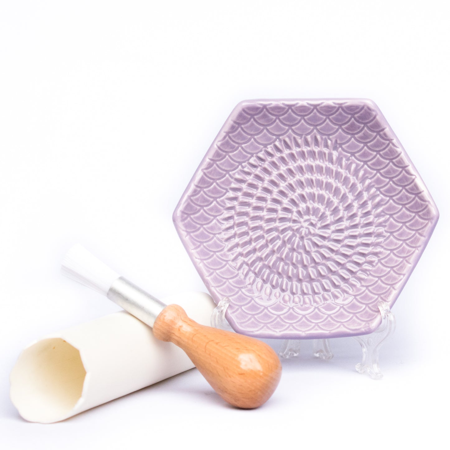 FREE HANDMADE CERAMIC GRATER - 3 PCS SET