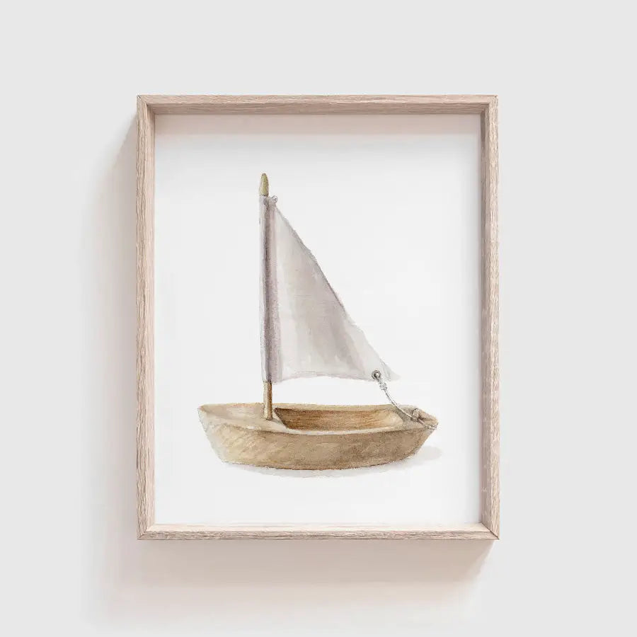 "Toy Boat" Art Print
