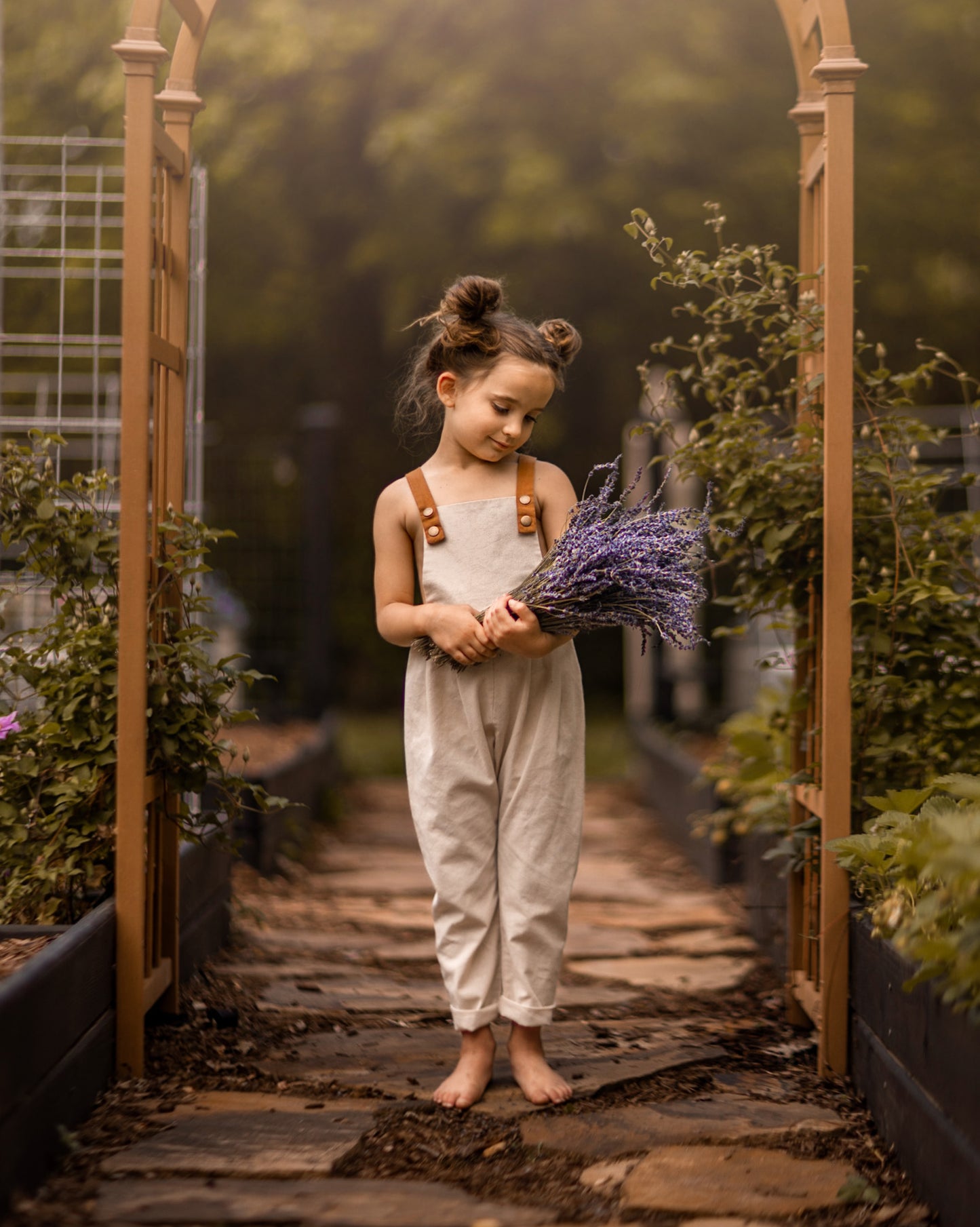 LONG OVERALLS - NATURAL