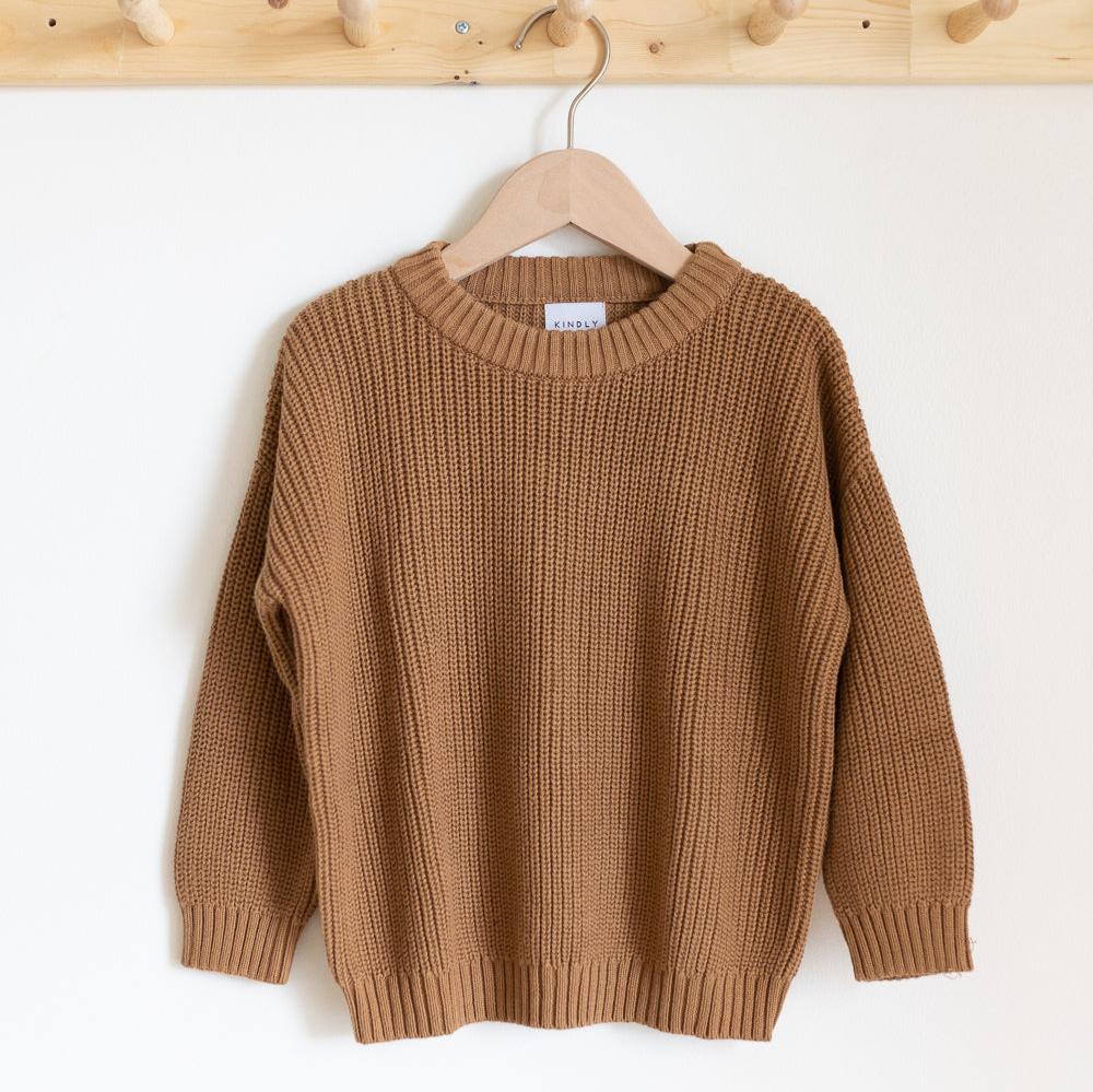 
                  
                    CHUNKY KNIT PULLOVER - CAMEL
                  
                