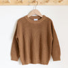 CHUNKY KNIT PULLOVER - CAMEL