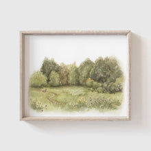  "Rabbit in the Meadow" Art Print