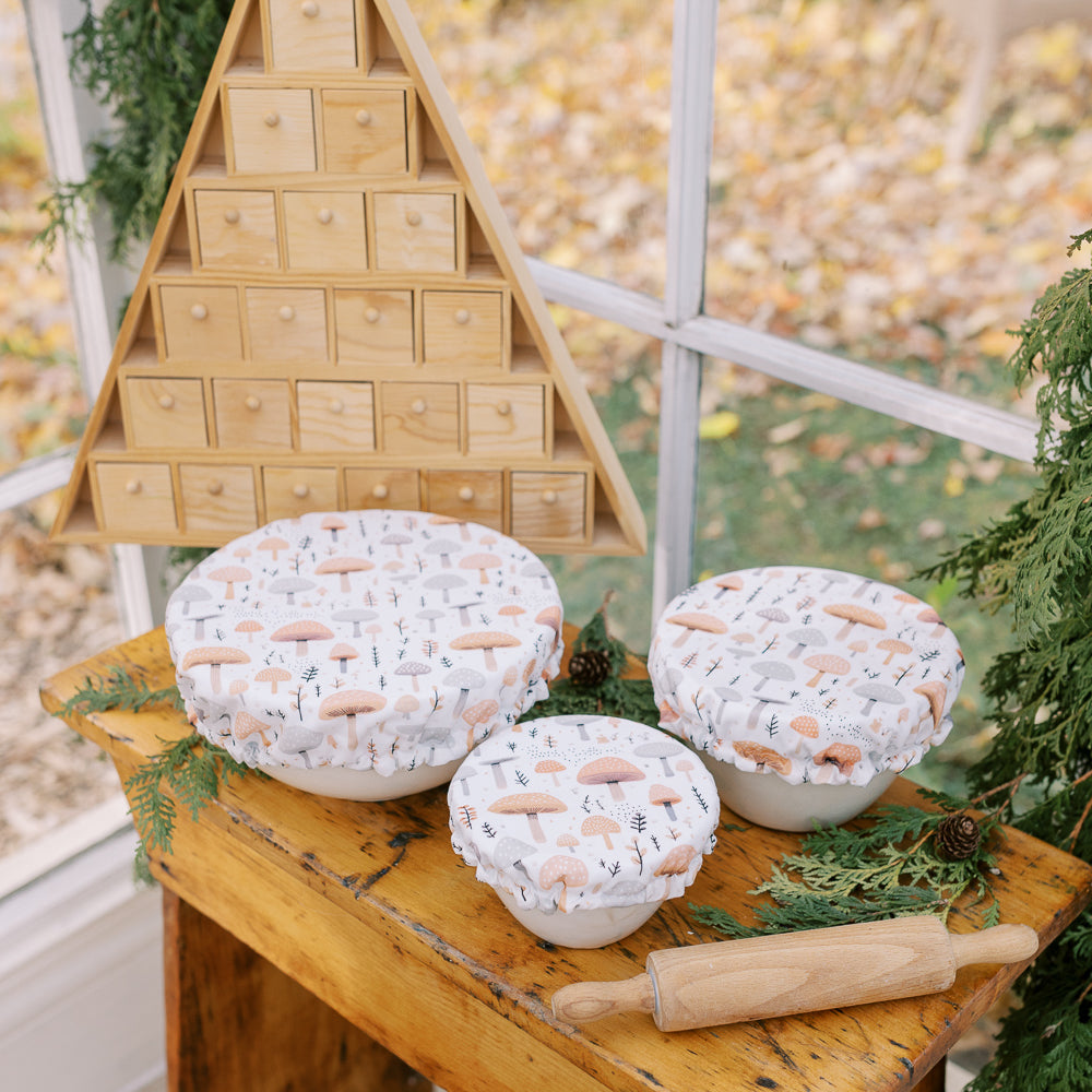 
                  
                    BOWL COVERS - MUSHROOM SET
                  
                